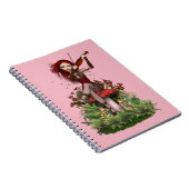 Korallenrote feenhafte ~ Bonbon-Melodie Notizblock (Rechte Seite)