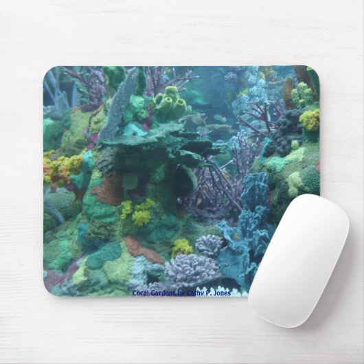 Korallenrote Gärten Mousepad (Mit Mouse)