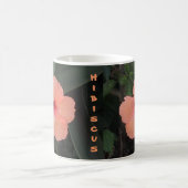 Korallenrote Hibiskus-Tasse Kaffeetasse (Mittel)