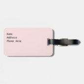 Korallenrote korallenrote gepäckanhänger (Rückseite horizontal)