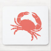 Korallenrote Krabbe Mousepad (Vorne)