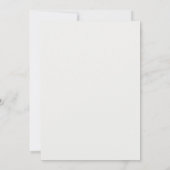 Korallenrote Mohn-Hochzeit Einladung (Rückseite)