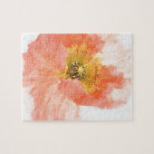 Korallenrote Mohnblume Puzzle (Horizontal)