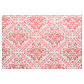 Korallenroter BlumenkorallenDamaskus verändert den Stoff (Fat Quarter (45,7 x 55,9 cm))
