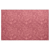 Korallenroter Flora Paisley-Custom Maroon Hintergr Stoff (Yard (91,4 cm))