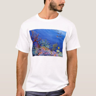 Korallenroter Garten T-Shirt