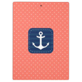 Korallenroter Klemmbrett (Rückseite)