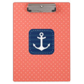 Korallenroter Klemmbrett (Vorderseite)