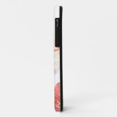 Korallenroter Mohnblumen-Aquarell iPhone Fall Case-Mate iPhone Hülle (Hinten/Links)