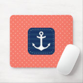 Korallenroter Mousepad (Mit Mouse)