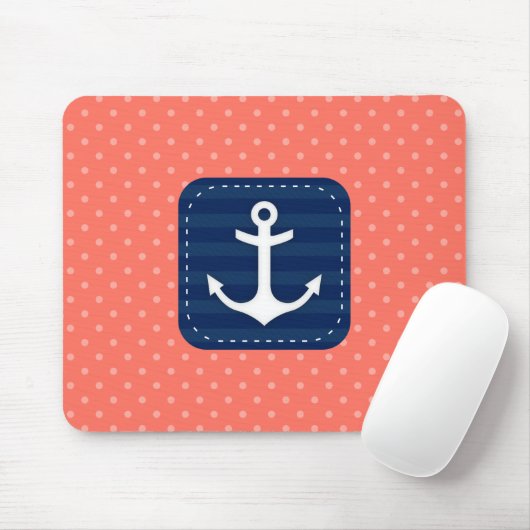 Korallenroter Mousepad (Mit Mouse)