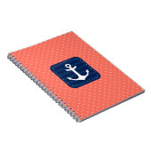 Korallenroter Notizblock (Rechte Seite)