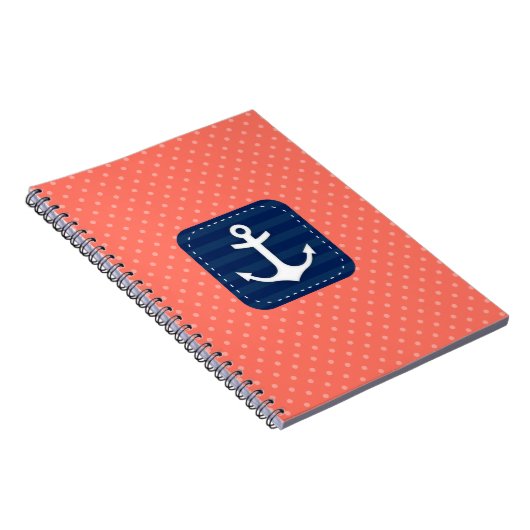 Korallenroter Notizblock (Rechte Seite)