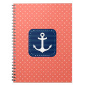 Korallenroter Notizblock (Vorderseite)