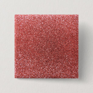 Korallenroter rosa Glitter Button