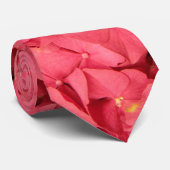 Korallenroter rosa Hydrangea II Wedding Krawatte (Gerollt)