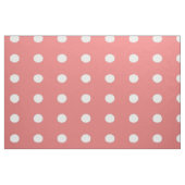 Korallenroter Tupfen Stoff (Fat Quarter (45,7 x 55,9 cm))