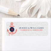 Korallenroter und blauer Wasserbootanker (Insitu)