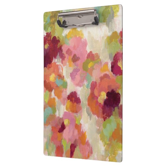 Korallenroter und Smaragdgarten Klemmbrett (Links)