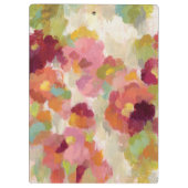 Korallenroter und Smaragdgarten Klemmbrett (Rückseite)