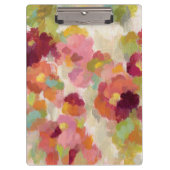 Korallenroter und Smaragdgarten Klemmbrett (Vorderseite)