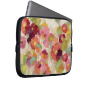 Korallenroter und Smaragdgarten Laptopschutzhülle (Vorne Rechts)