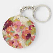 Korallenroter und Smaragdgarten Schlüsselanhänger (Rückseite)