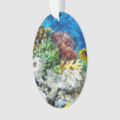 Korallenrotes Aquarium Ornament (Vorderseite)