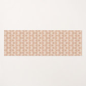 Korallenrotes Pfeil-Muster Geo-Schritt-| im Freien Yogamatte (Vorderseite (Horizontal))