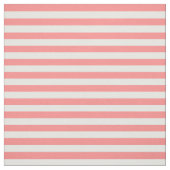 Korallenrotes rosa u. Weiß Striped Stoff (Muster)