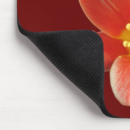 Korallenrotes Tulpe ~ mousepad (Ecke)