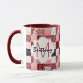 Korallenrotes und rotes tasse (Links)