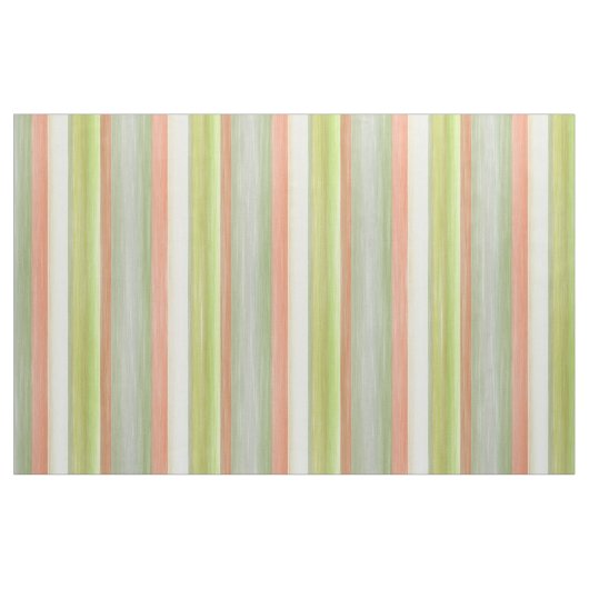 Korallenrotes Zitronenfarbenmuster Stoff (Fat Quarter (45,7 x 55,9 cm))