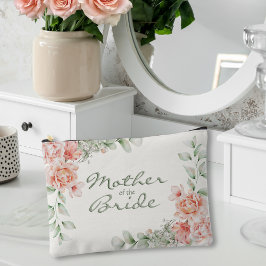 Korallensage Grüne Blumenmutter der Braut Zubehörtasche