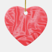 Korallensatin-Weihnachtsdekoration Keramikornament (Hinten)