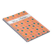 Korallenschulbedarf und das Alphabet Notizblock (Rechte Seite)