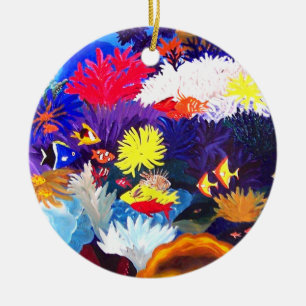 Korallensee Keramikornament