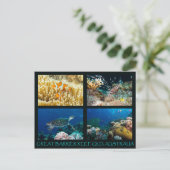 Korallensee Postkarte (Stehend Vorderseite)