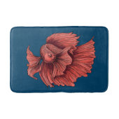 Korallensima kämpft Fisch Badematte (Vorderseite)