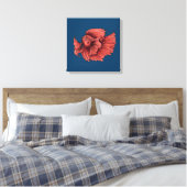 Korallensima kämpft Fisch Leinwanddruck (Insitu (Schlafzimmer))