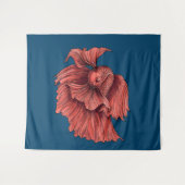 Korallensima kämpft Fisch Wandteppich (Vorderseite (Horizontal))