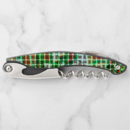 Korallenstil auf grün gebogenen Bändern, Korallend Kellnermesser