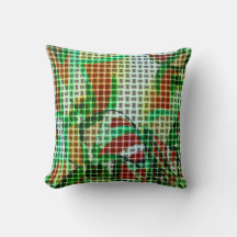 Korallenstil auf grün gebogenen Bändern, Korallend