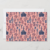 Korallenstrand Alle Zweck generisches Party Einladung (Rückseite)