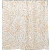 Korallenstrand Duschvorhang (Vorderseite)