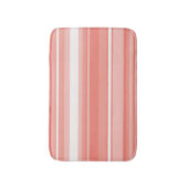 Korallenstreifen Badematte (Vorderseite Vertikal)