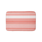 Korallenstreifen Badematte (Vorderseite)