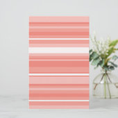 Korallenstreifen Briefpapier (Stehend Vorderseite)