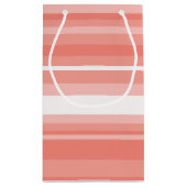 Korallenstreifen Kleine Geschenktüte (Rückseite)