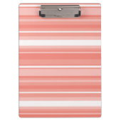 Korallenstreifen Klemmbrett (Vorderseite)